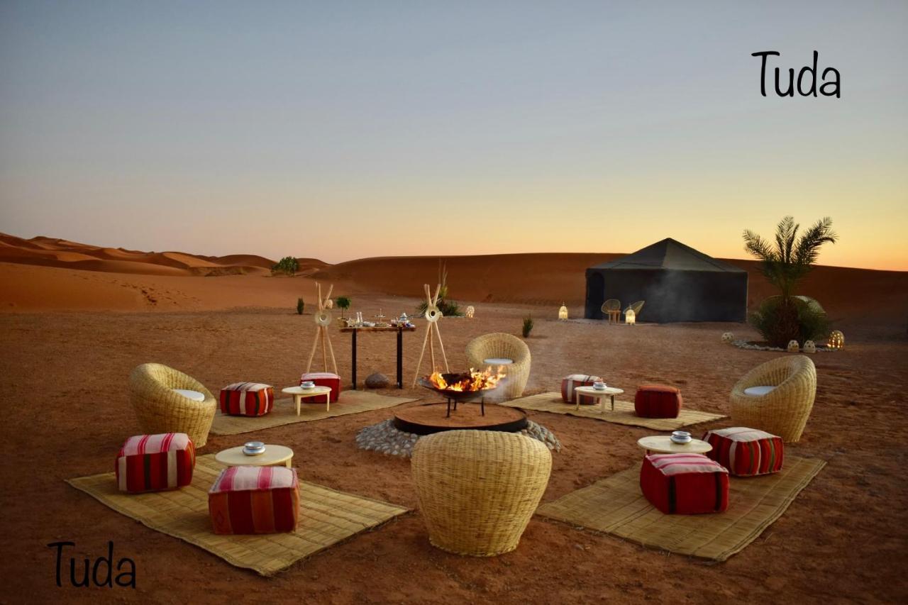 Hotel Tuda Luxury Camp Merzouga Exterior foto